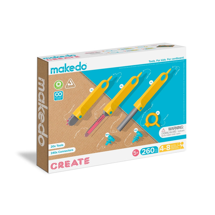 Makedo | Create Cardboard Construction Kit A0260
