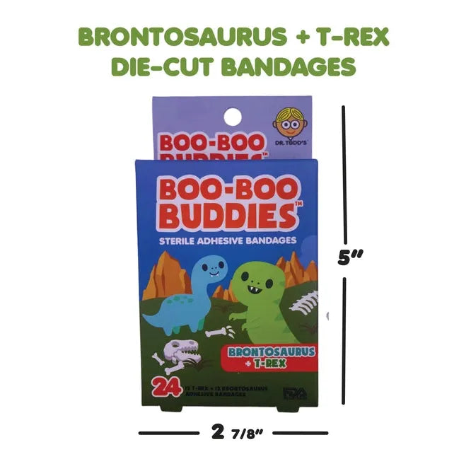 Boo Boo Buddies | Brontosaurs & T-Rex Bandages