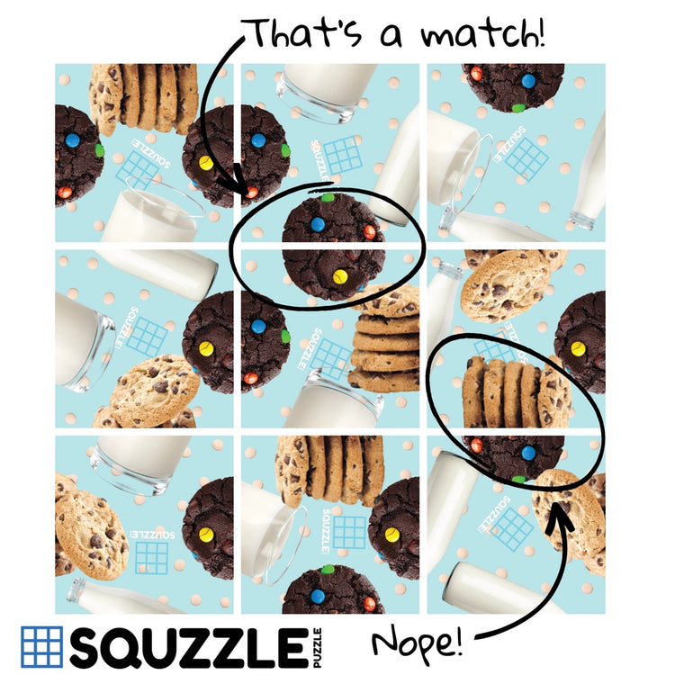 Squzzle Puzzle | Cookies & Milk Fsg-2405-Squ