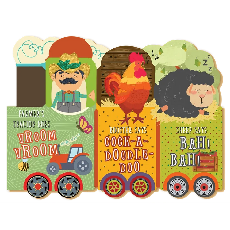 Farm Train Board Book