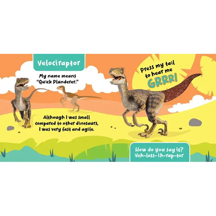 Touch And Feel Board Book |Dinosaurs