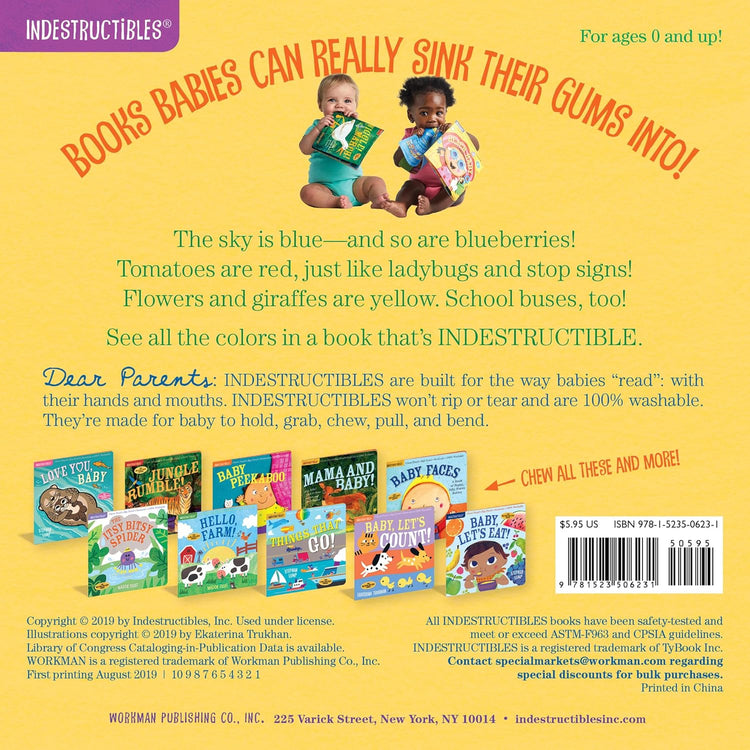 Indestructibles | Baby, See The Colors! 0+ - 6