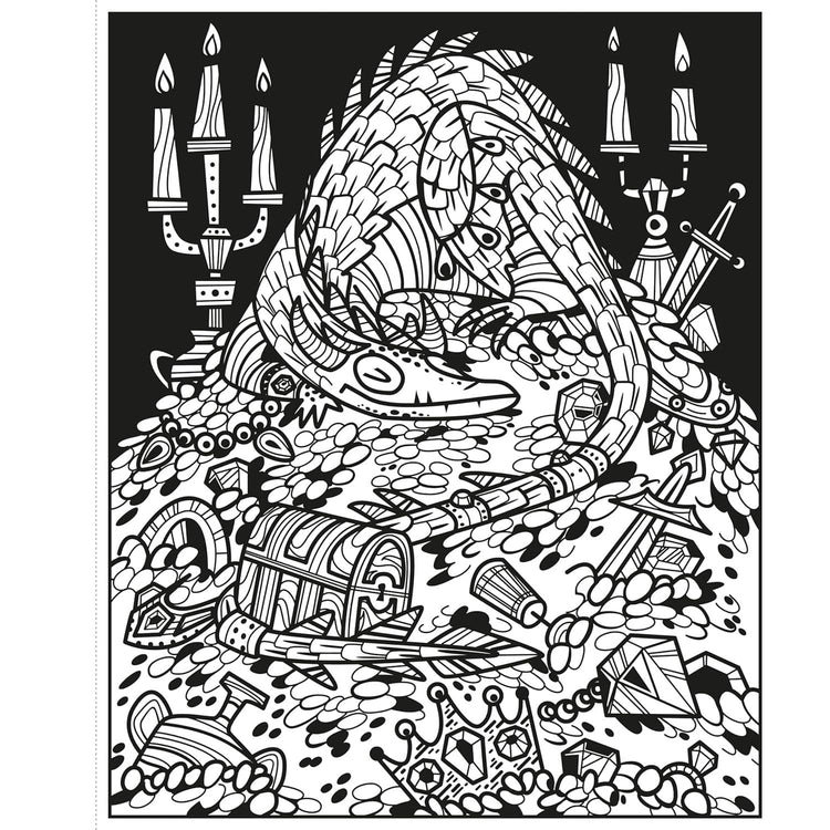 Magic Painting Book | Dragons 6+