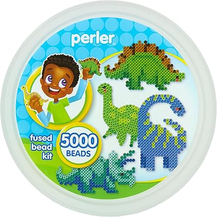 Perler Small Bucket- Dinosaurs 80-42944 - 2