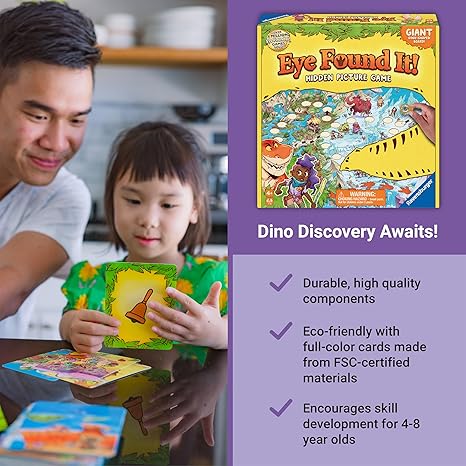 Eye Found | World Of Dinosaurs Board Game Ages 4+ 22678