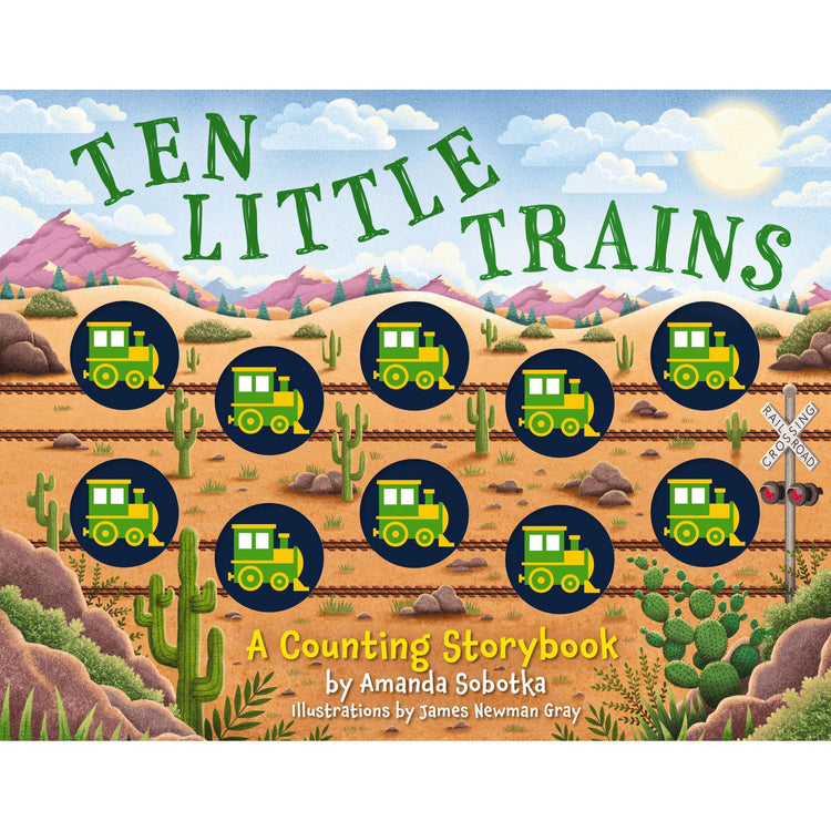 Ten Little | Trains Book - CR Toys