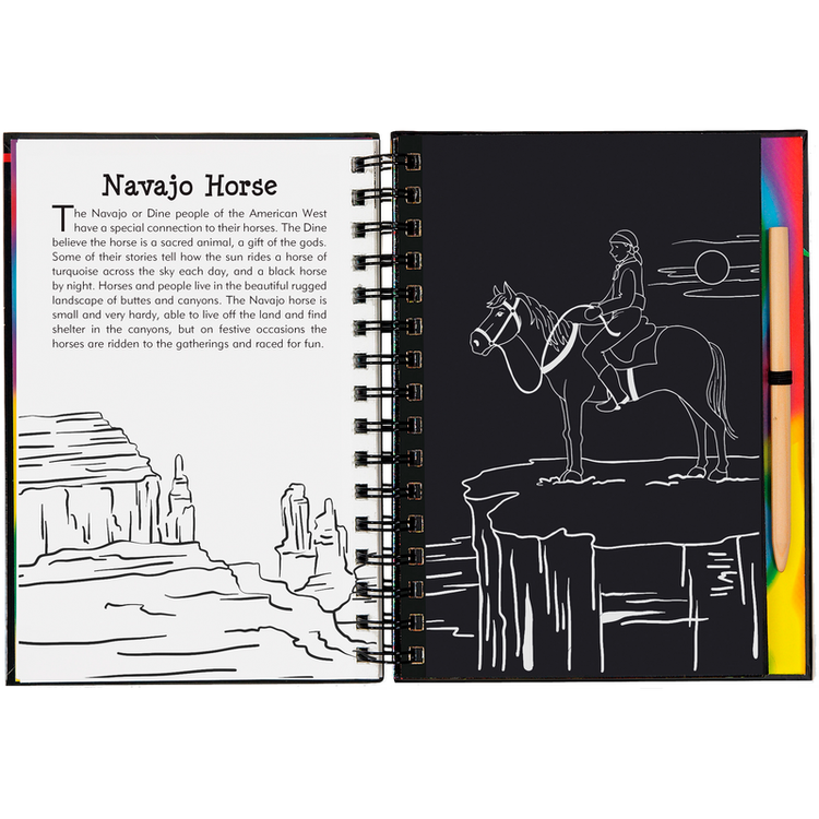 Scratch & Sketch | Horses 5+ - 5
