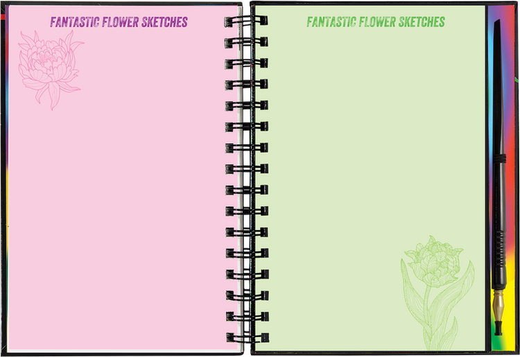 Scratch & Sketch | Extreme Flowers 8+ - 7