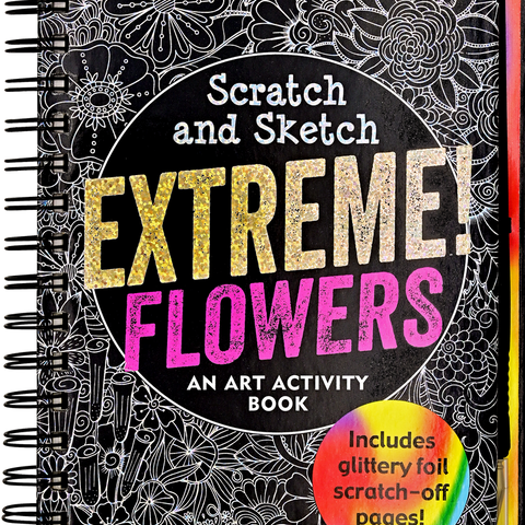 Scratch & Sketch | Extreme Flowers 8+ - 1