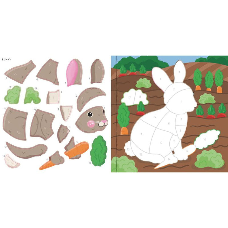 My First Color By Sticker Book | Furry Friends 4+ - 6