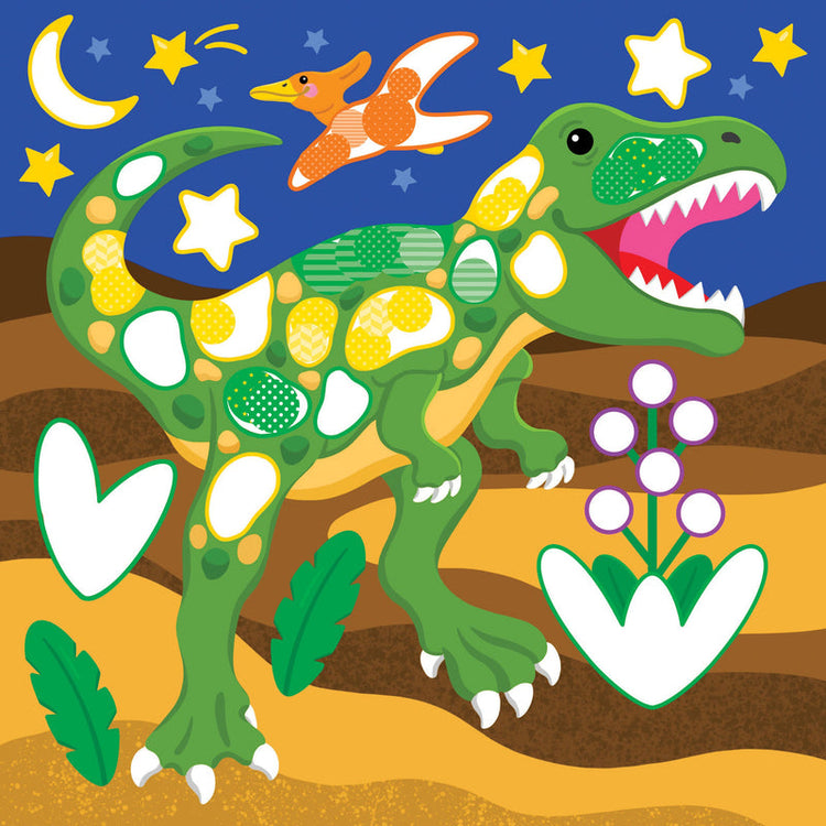 Color By Dots Sticker Books | Dinosaurs 4+ - 3