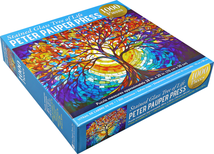 Stained Glass | Tree of Life 1000-Piece Jigsaw Puzzle - 3