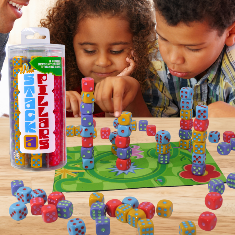 Stack-A-Pillars | Family Dice Stacking Game 6+ - 9