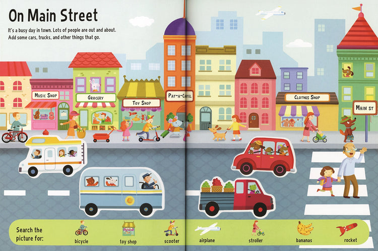 Big Stickers: Things That Go by Lauren Holowaty 3+ - 2
