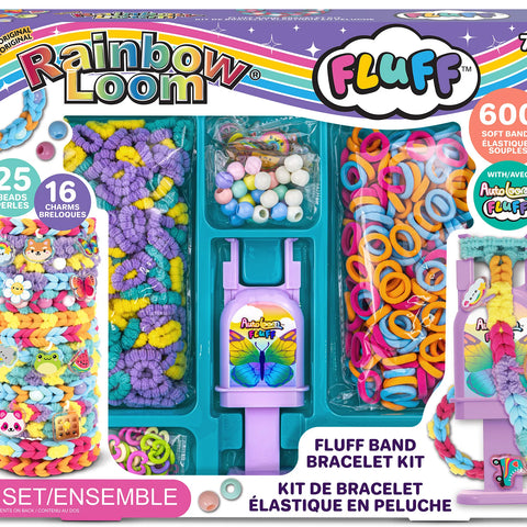 Rainbow Loom Fluff Band Bracelet Making Kit 7+ - 1