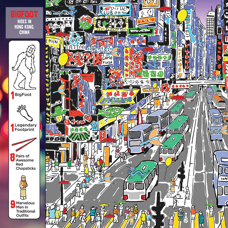 Activity Book | Bigfoot Goes On Big City Adventures 7087