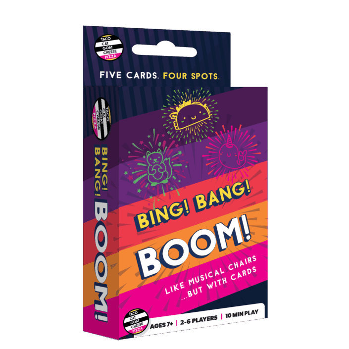 Bing Bang Boom Card Game Ages 7+