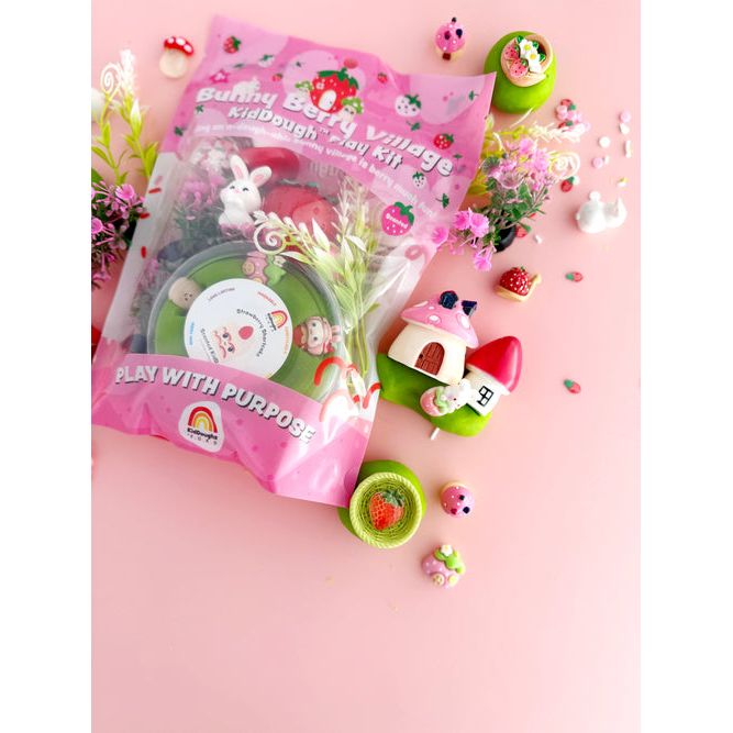 Kid Dough Play Kit | Bunny Berry Village 3+ - 6
