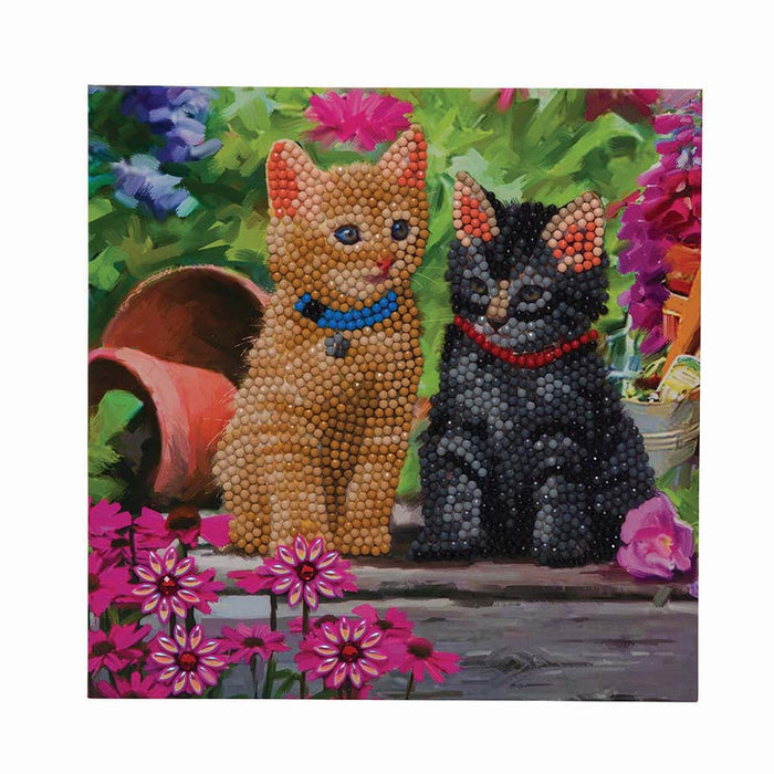 Crystal Art Card Kit | Cat Friends 8+ - 6