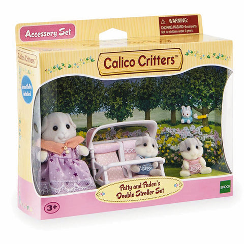 Calico Critters Patty & Paden's Double Stroller