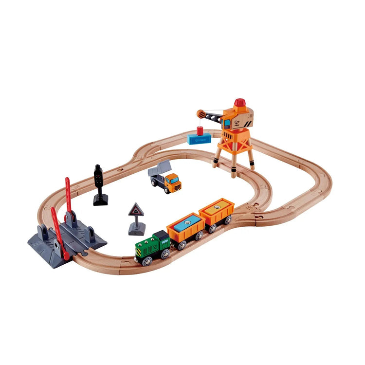 Train Crossing & Crane Set E3732 - CR Toys