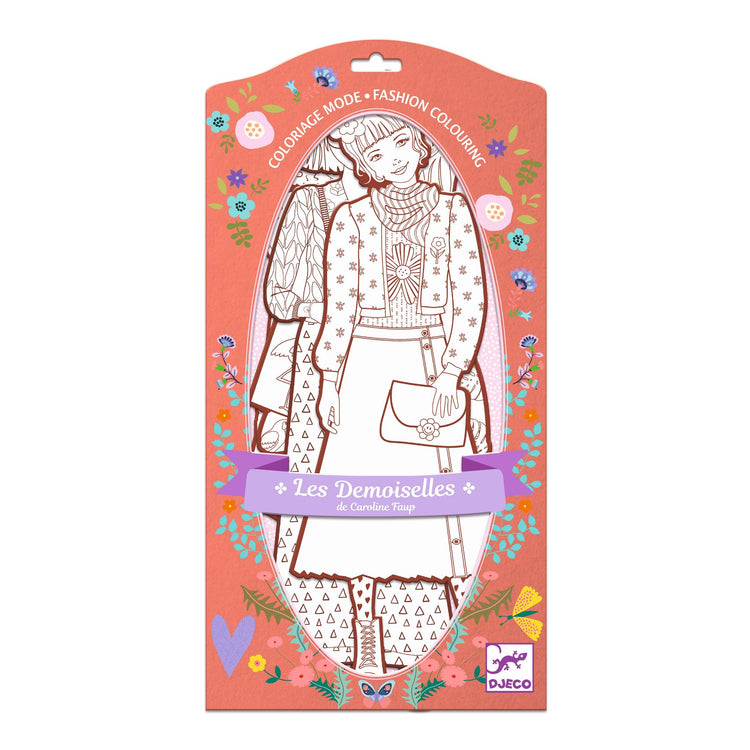 Demoiselle Nina & Friends Coloring Paper Dolls Dj09548