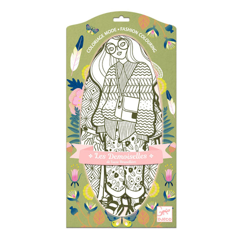 Demoiselle Bowie & Friends Coloring Paper Dolls Dj09552