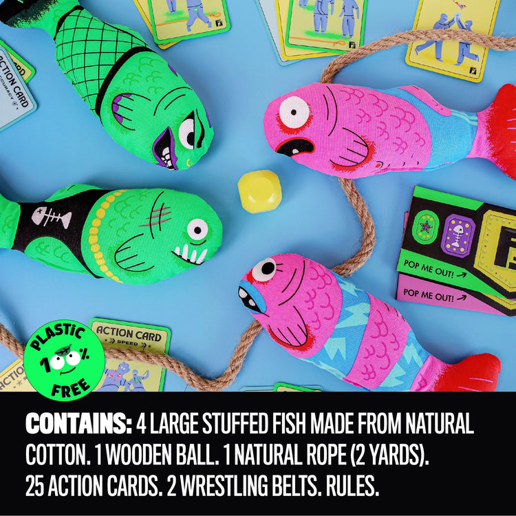 Fish Fight! the Floppin' and Ploppin Party Game 8+
