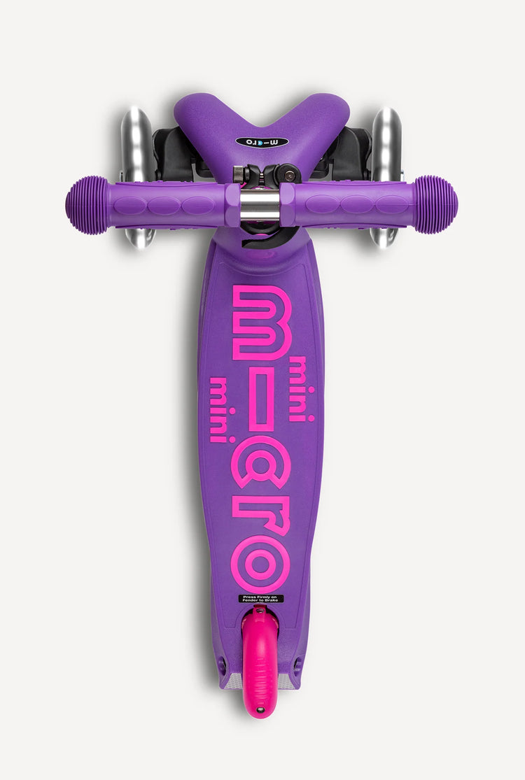 Deluxe Mini Led Micro Scooter | Purple 2+ - 4