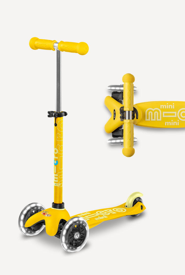 Micro Mini Scooter LED | Yellow 2+ - CR Toys
