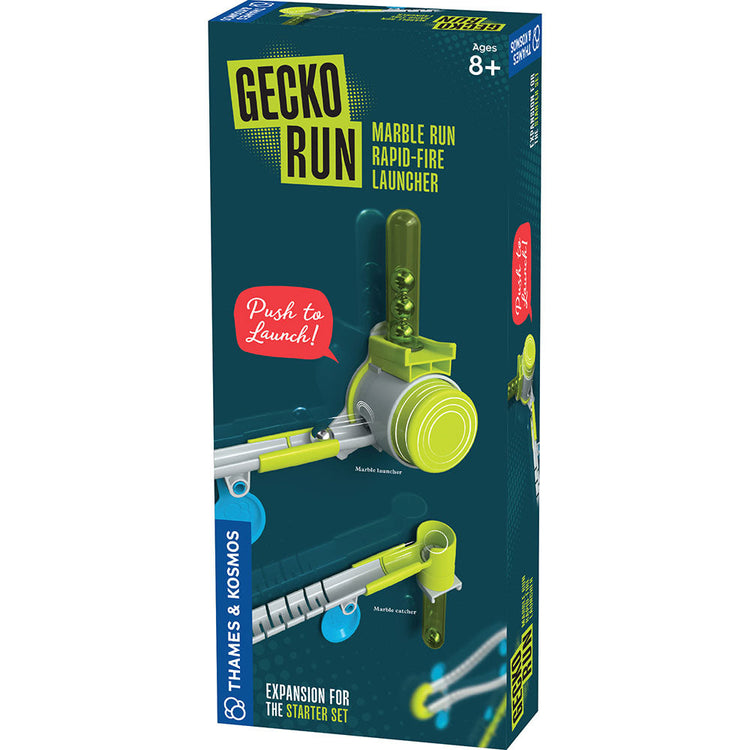 Gecko Run: Marble Run Rapid-Fire Launcher Expansion 8+