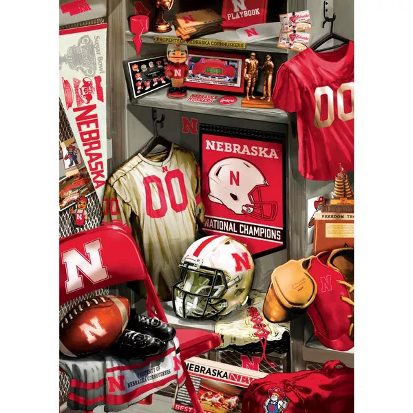 Nebraska Cornhuskers Locker Room 500pc Puzzle