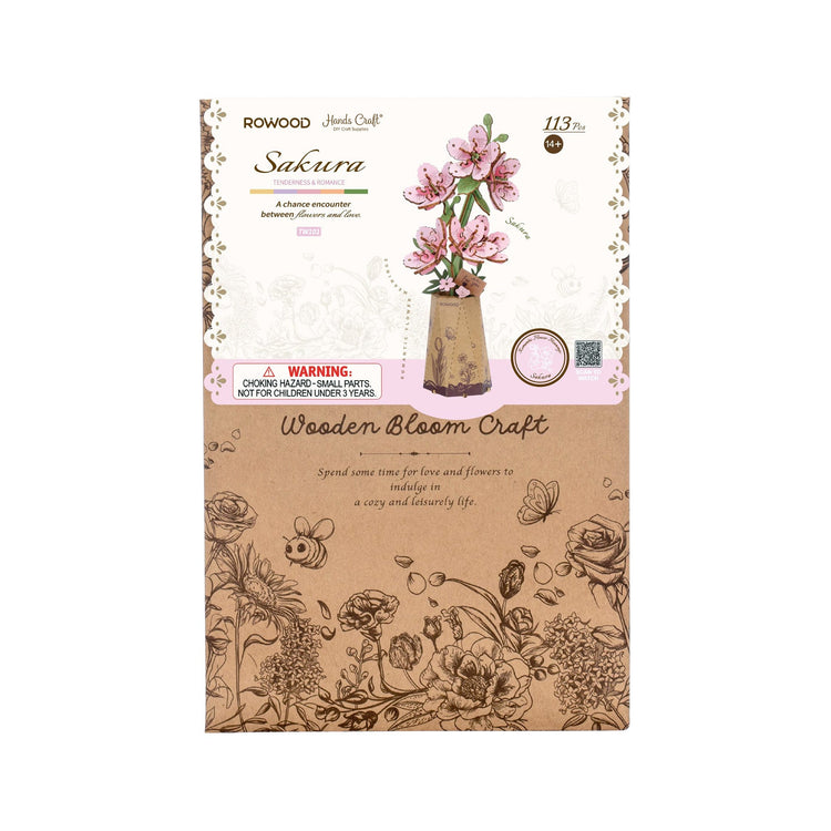 Hands Craft | Wooden Flower Sakura 14+