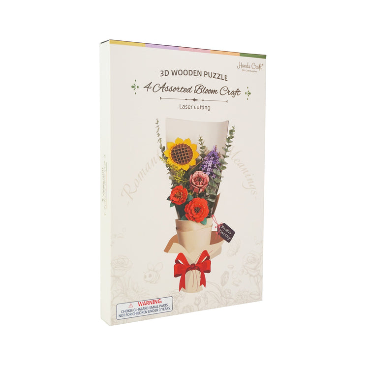 Hands Craft | Wooden Flower Bundle | 14+