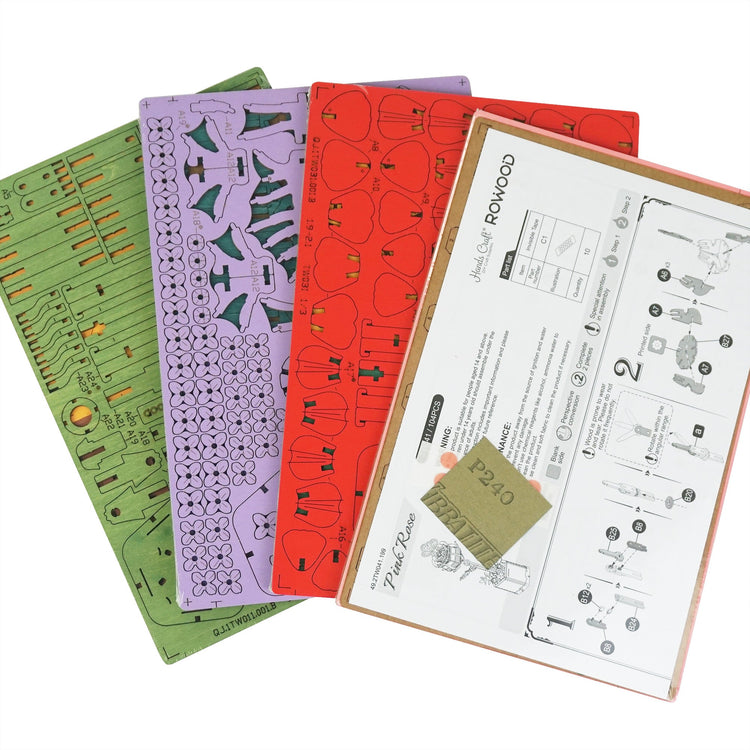 Hands Craft | Wooden Flower Bundle | 14+