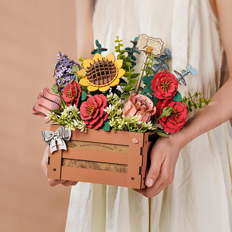 Hands Craft | Wooden Flower Bloom Box 14+