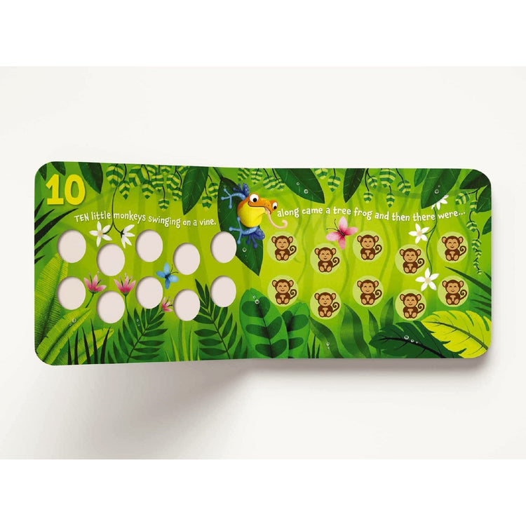 Ten Little | Monkeys Book - CR Toys