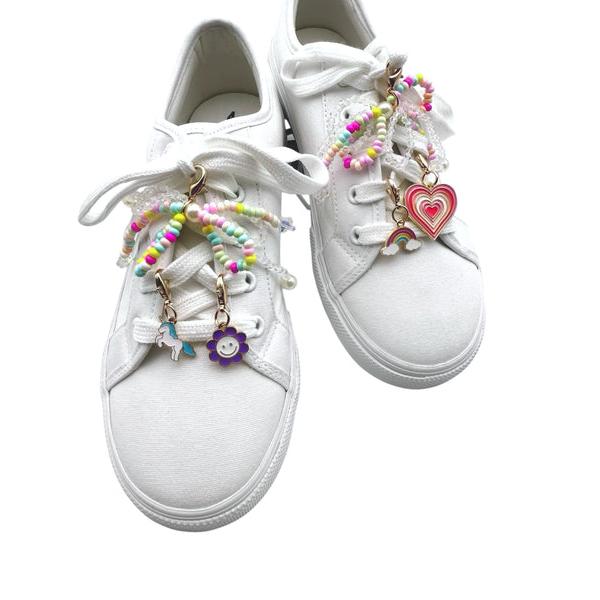 Rainbow Shoe Charms