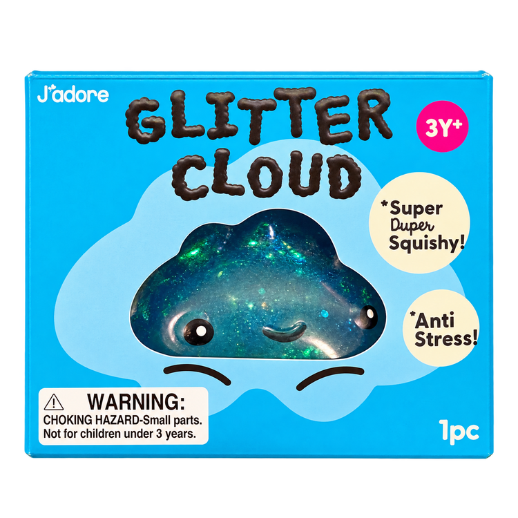 Squish | Glitter Cloud | Blue - 1