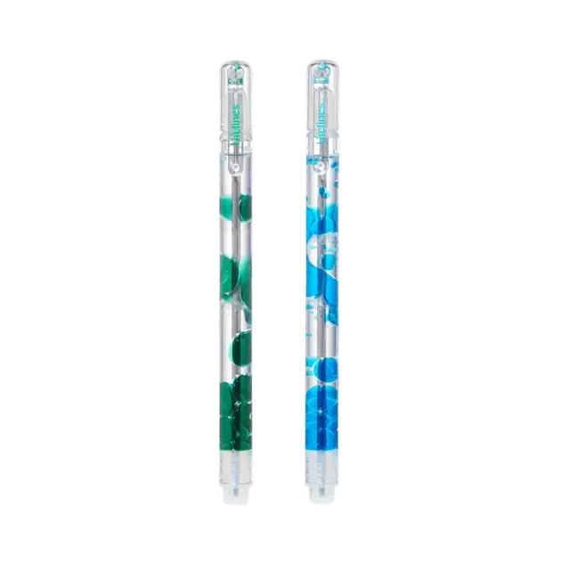 Lifelines Scented Lava Lamp | 2 Pack Pens Blue/Green