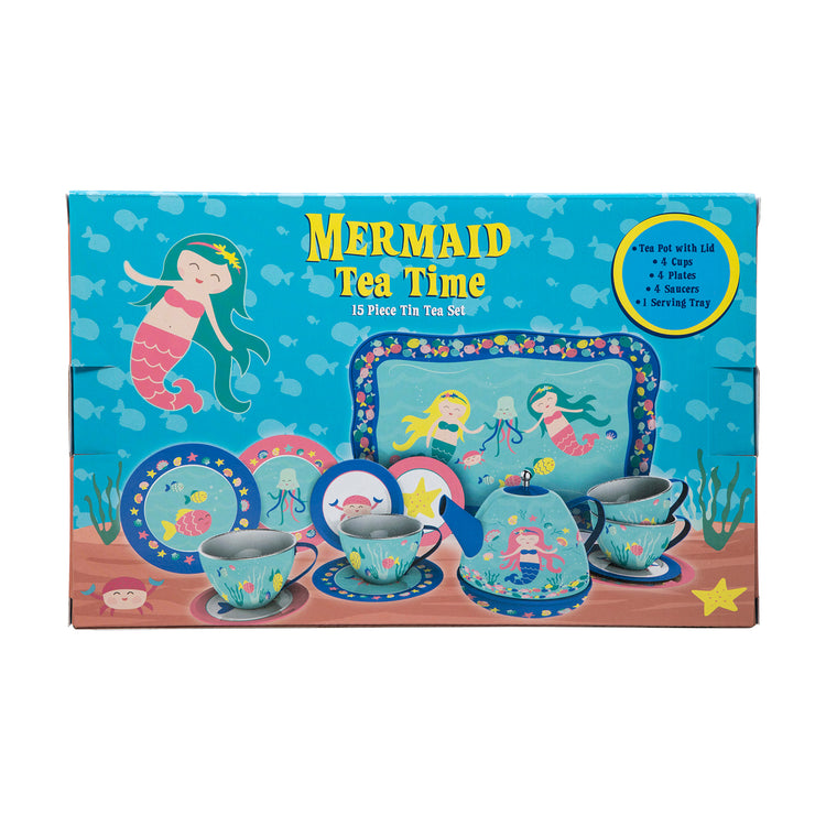 Mermaid Tin Tea Set Mertts