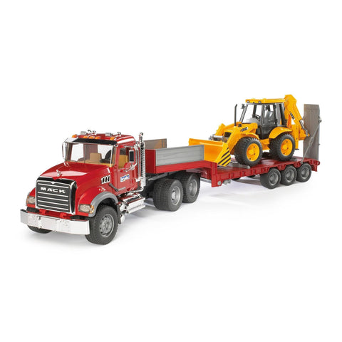 Bruder |Mack Granite Truck W/Low Loader B02813
