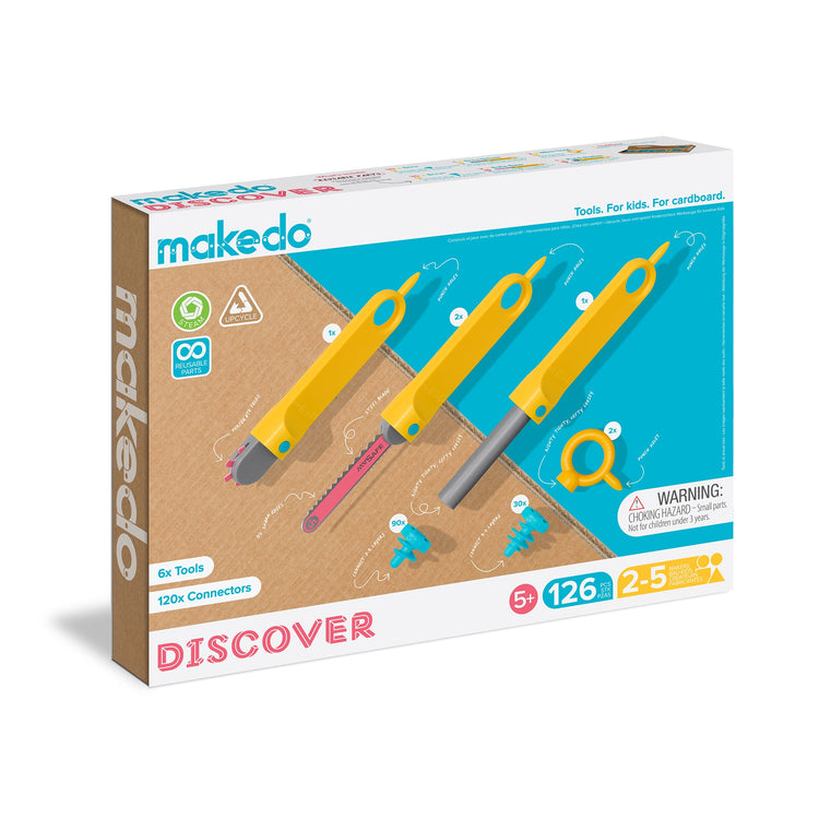 Makedo Discover Cardboard Construction Kit