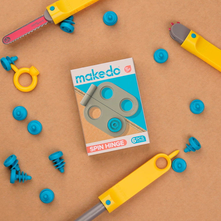 Makedo | Spin Hinge 6pc 5+