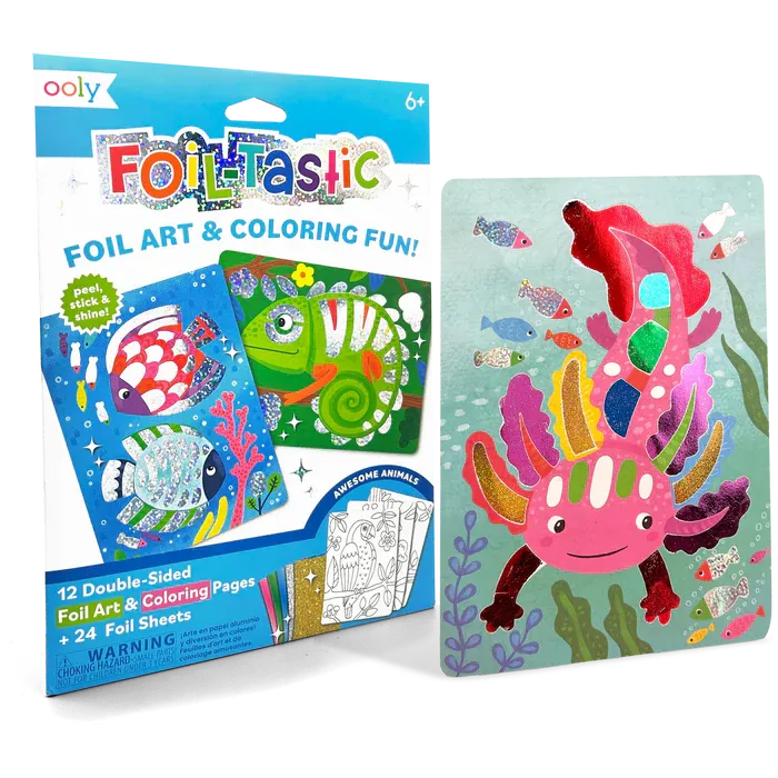 Foil-Tastic Foil Art & Coloring Awesome Animals 161-130