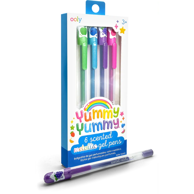 Yummy Yummy | 6 Scented Metallic Gel Pens 132-164