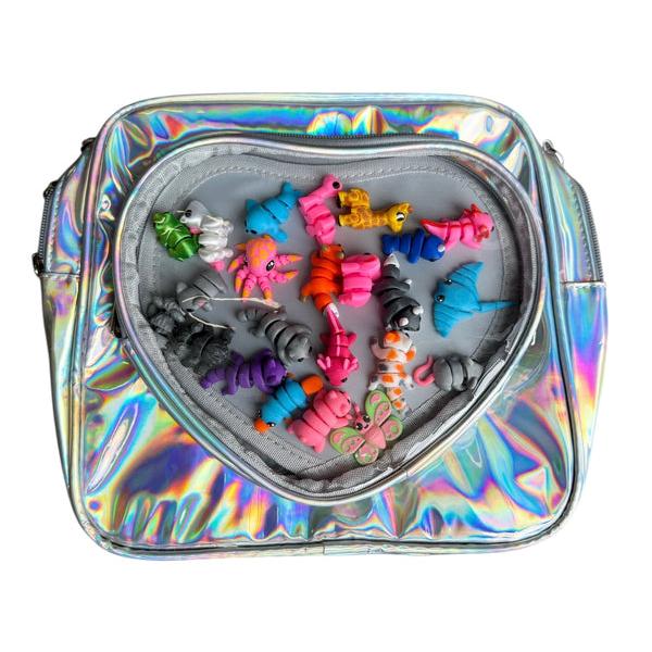 Clear Heart Laser Bag