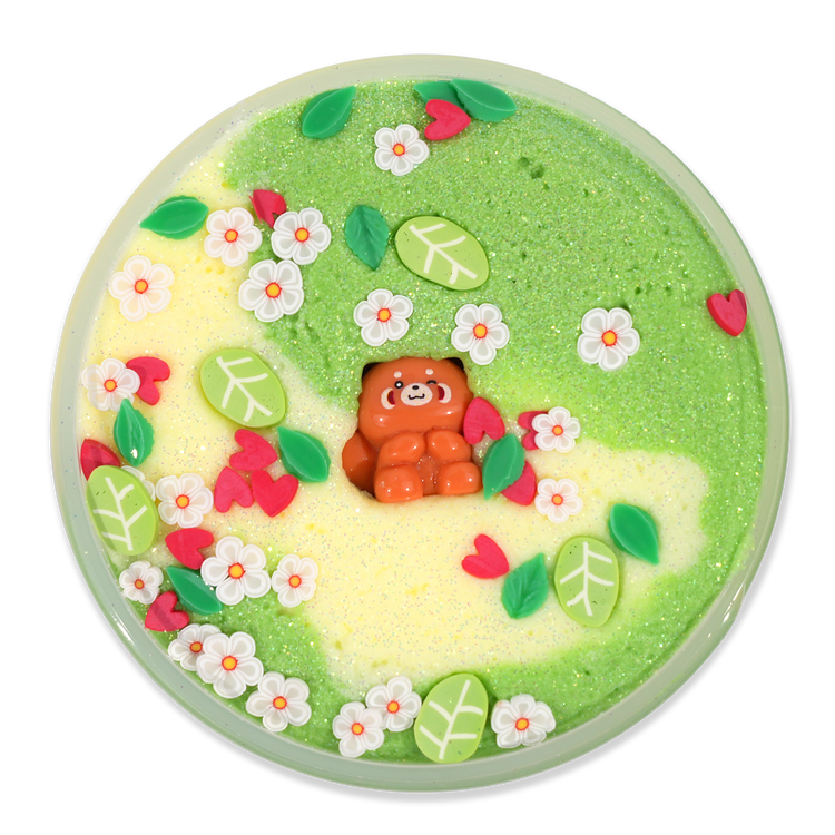 Peachybbies Slime | Red Panda Forest Could Dough Slime - 3