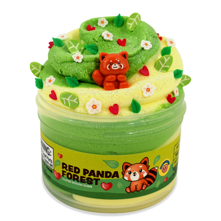Peachybbies Slime | Red Panda Forest Could Dough Slime - 1