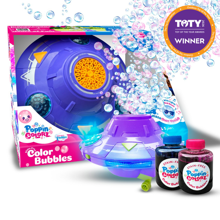 PoppinColorz UFO Bubble Machine SBB540 - CR Toys